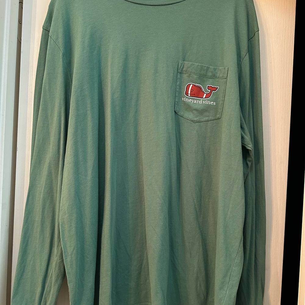 Vineyard Vines Green Long Sleeve Tee